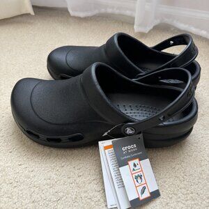NEW Crocs Specialist II Work Clog Solid Black Mens Size 12 Shoes